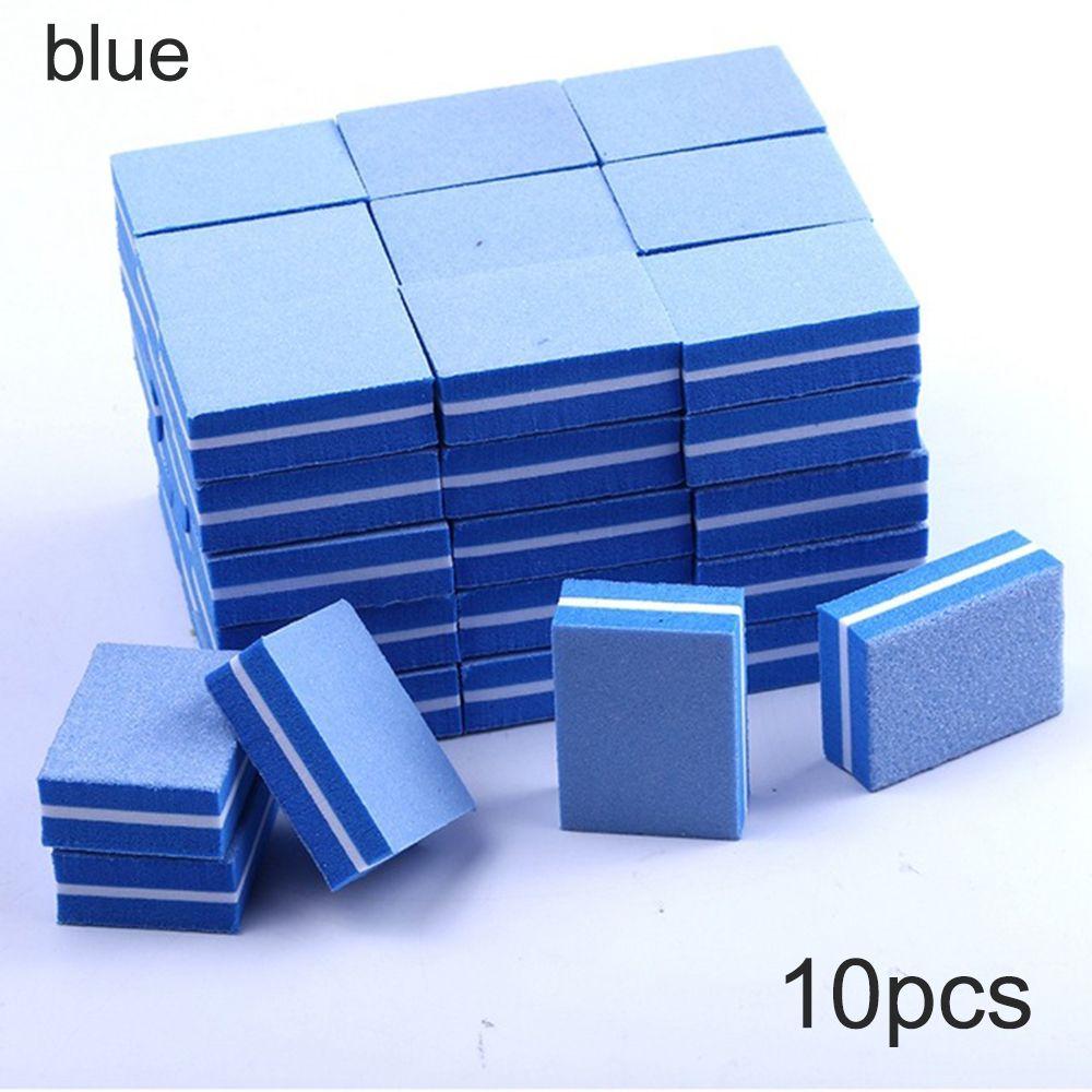 Sponge Buffer Strips Sanding Files Nail Sanding Buffer Polishing block Nail Polish Mini Nail File 10PCS