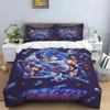 3D Luxurious Teens The Movie Hedgehogs Boy Bedding Set Anime Digital Cartoon Sonic Duvet Cover Comforter Bed Youth Kids Gift