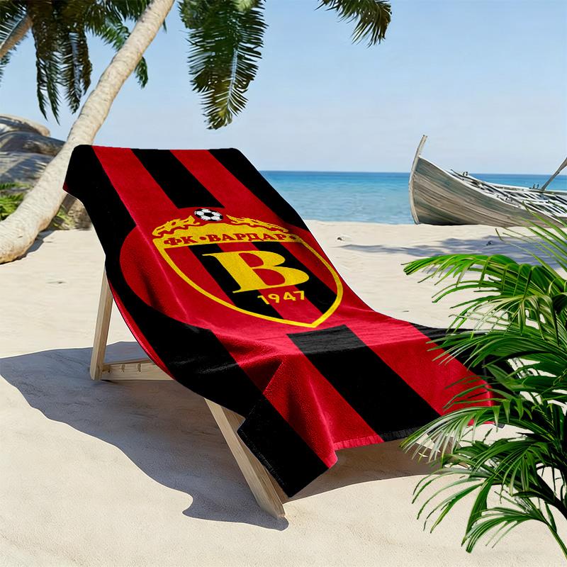 Vardar Skopje 2D Flat Print Beach Towel, Large Soft Quick Dry Towel for Beach Camping Swimming