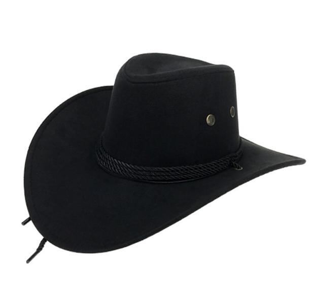 Brim Wide Cowboy Hat Men Beach Caps 