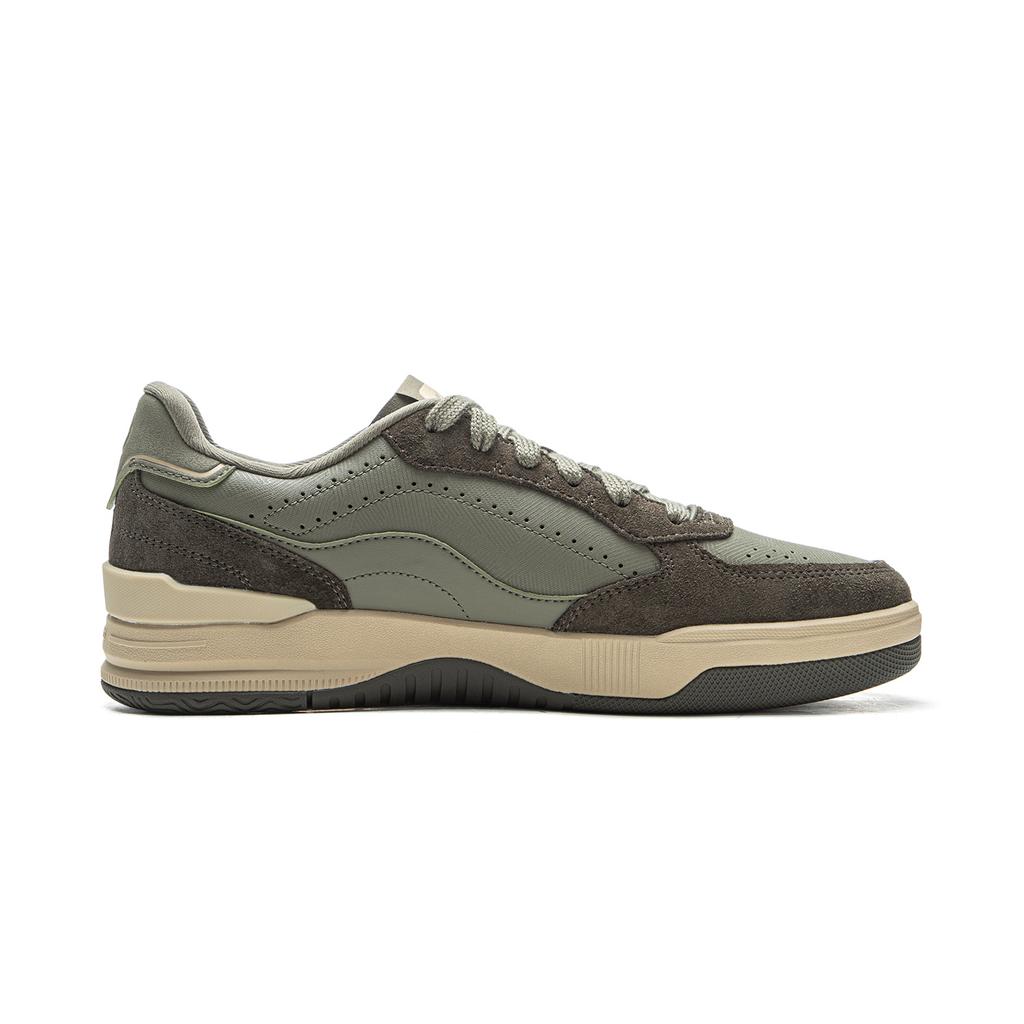 New LiNing Moon Glaze Slip Resistant, Abrasion Resistant, Breathable Low Top Skateboard Shoes Men's Green AGCV333-3