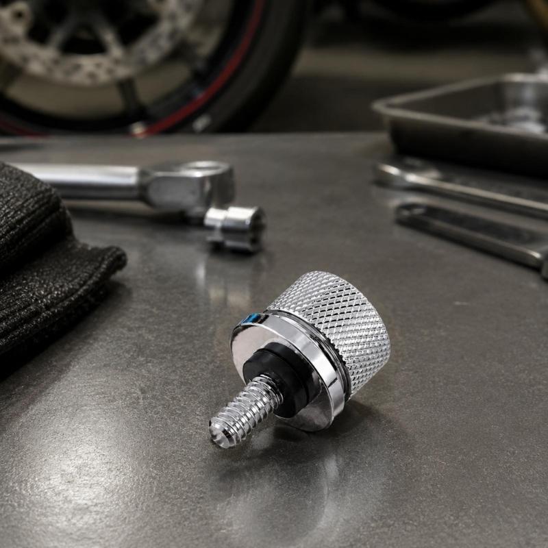 Knurled Motorcycle Seat Bolt Set 6 Mm Metal Mounting Screw for Seat Replacement, Adjustment, and Garage Service