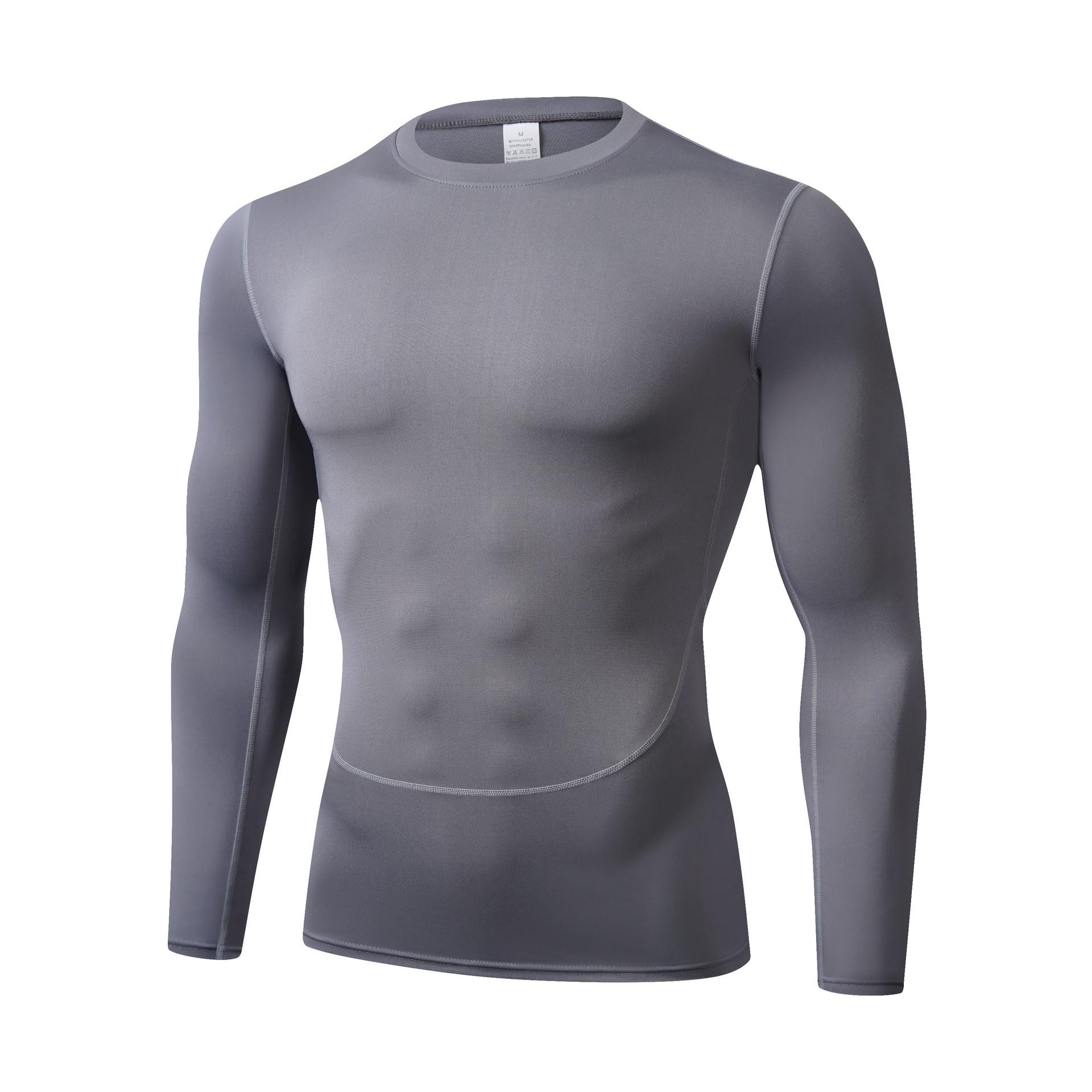 Herren Schnelltrocknend Hochelastisch Langarm Basketball Base Layer Tights 3XL