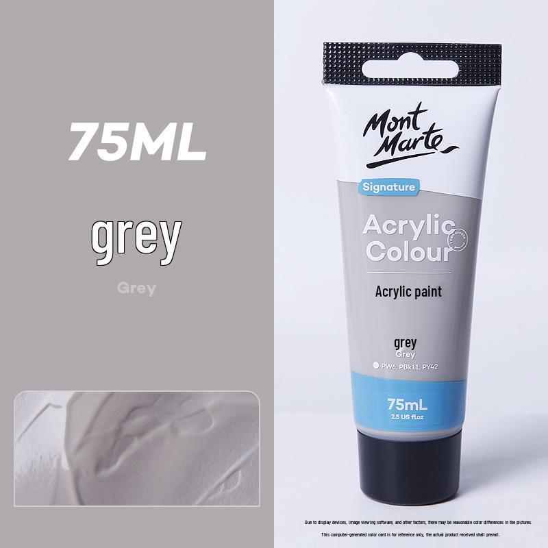 Montmartre 75ml Waterproof Non-Fading Acrylic Paint Set: Perfect for Children’s Textiles and Art Projects, Sunscreen Formula