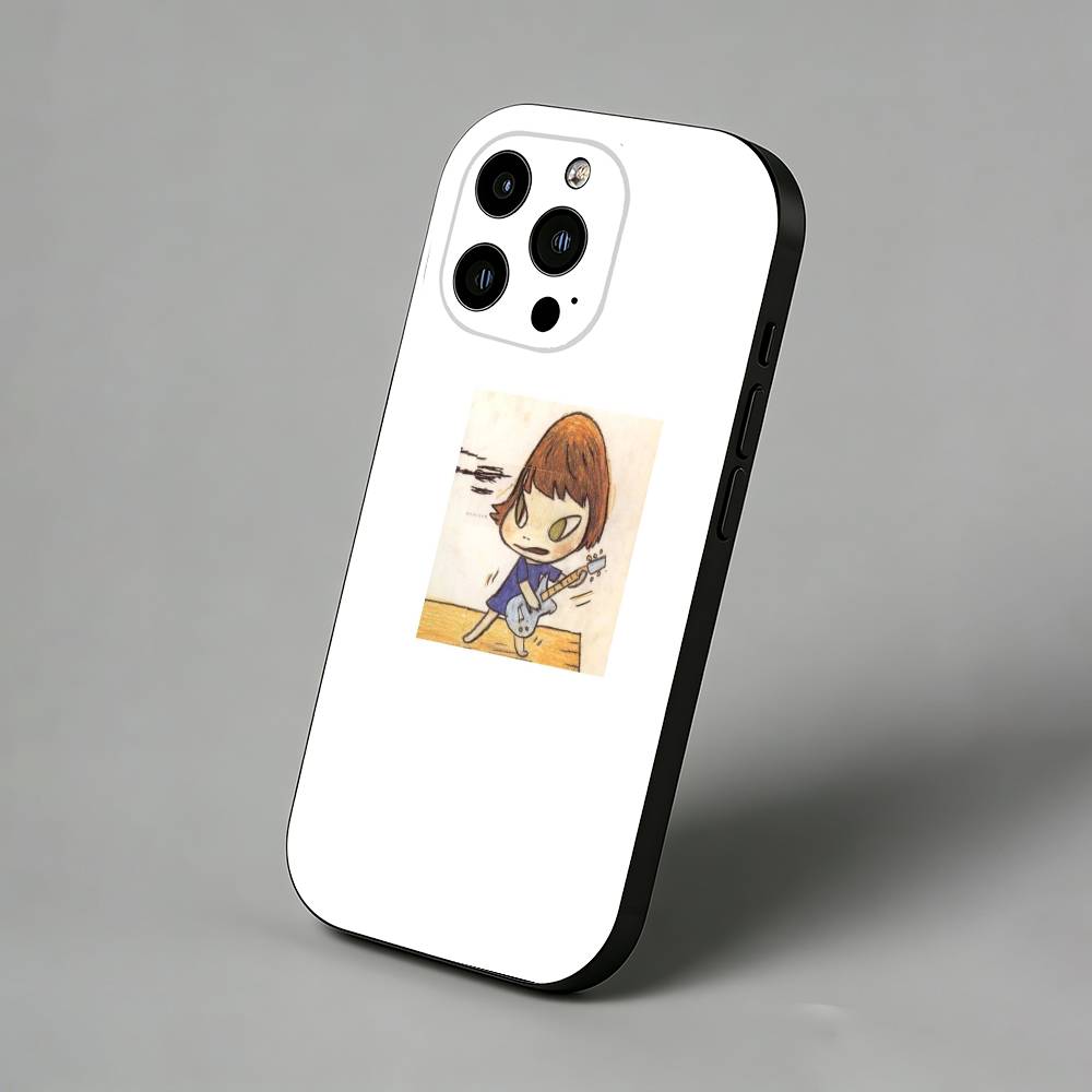 Cute Y-Yoshitomo Nara  Slim Back Phone Case for iPhone 17 Air 16 Pro Max 16e 15 Plus 14 13 Mini 12 11 Protective Cover