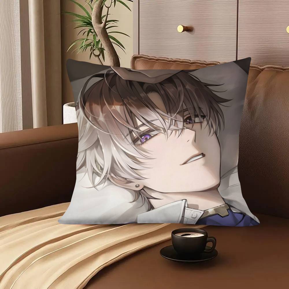 1pc Anime Game Wuthering Waves XIANGLI YAO Pillow Case Fashion Square Pillowcase Bedroom Sofa Room Ins Decoration Leisure