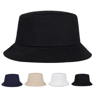 Unisex Solid Color Light Plate Personality Bucket Hats Fishermen Caps Outdoor Casual Cap Sunscreen Hat