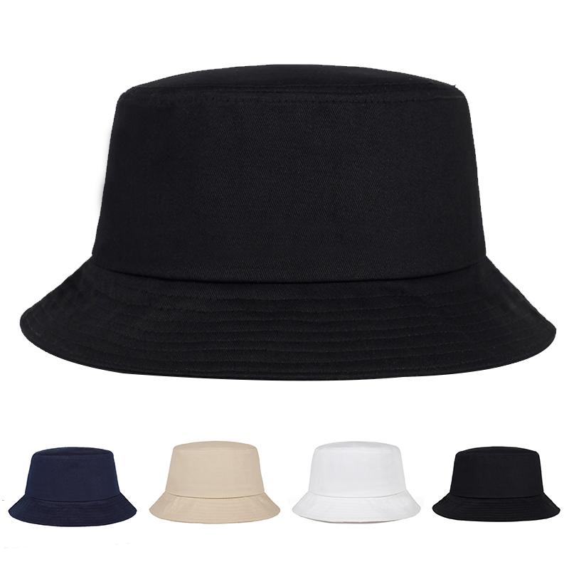 Sombreros de Cubo de Color Sólido Ligero con Placa de Personalidad para Unisex, Gorras de Pescador, Gorra Casual para Exteriores, Sombrero Protector Solar