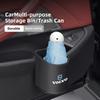 Car Door Side Storage Bin Foldable Storage Box Vehicle Leather Interior Storage Case  Decorative For Volvo V60 V40 XC60 XC90 V70