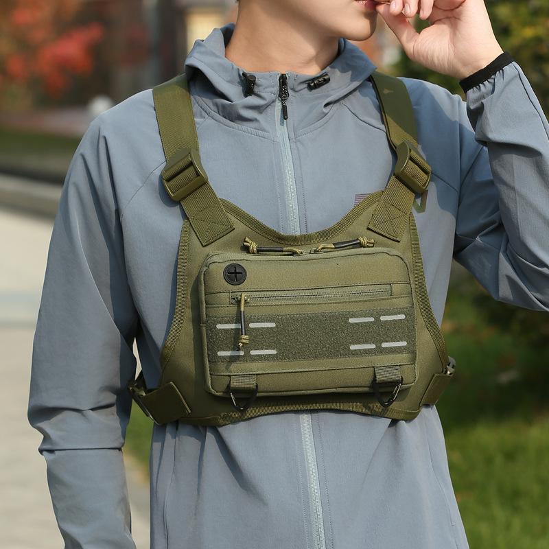 Taktische Multifunktions-Brusttasche für Herren – Ideal zum Laufen, Wandern und für Fitness
