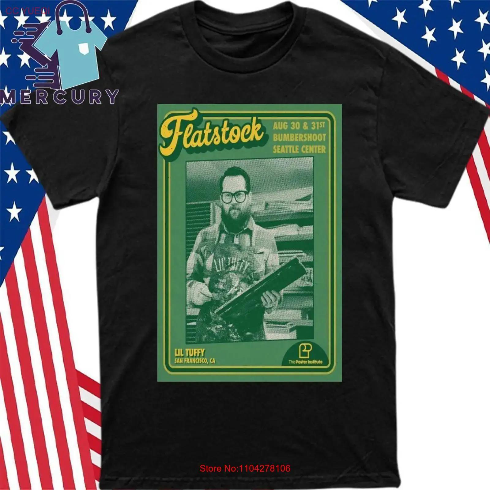 

Flatstock Aug 30 31 2025 In San Francisco CA Poster T Shirt vintage Washed Comfortable designer clothes streetwear Soft 5XL різнокольоровий