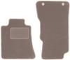 Beige Front Floor Mats For: Alfa Romeo Giulia 4x4 (4WD) Sedan (2016-)