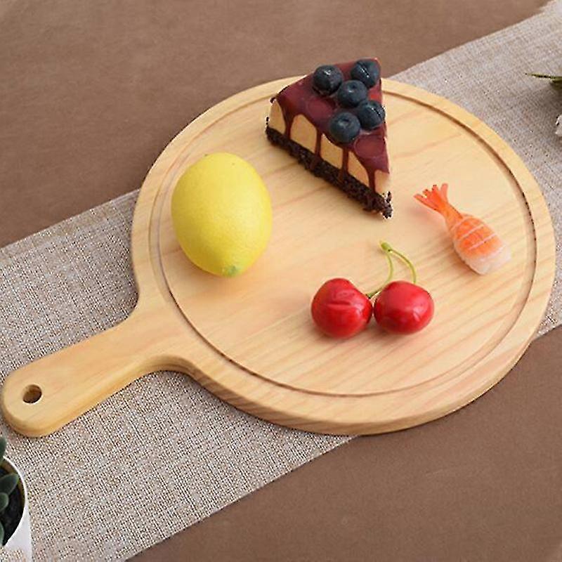 Pizza Board 8" Diameter Wood Color - RiRi