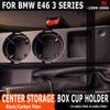 51168217953 For BMW 3 Series E46 318I 320I 1998-2006 Car Center Console Water Cup Holder Beverage Bottle Holder Coin