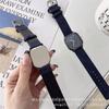 Fashion Square Couple Male And Female Junior High School Student Watch Female And Male Universal Simple Sports Watch