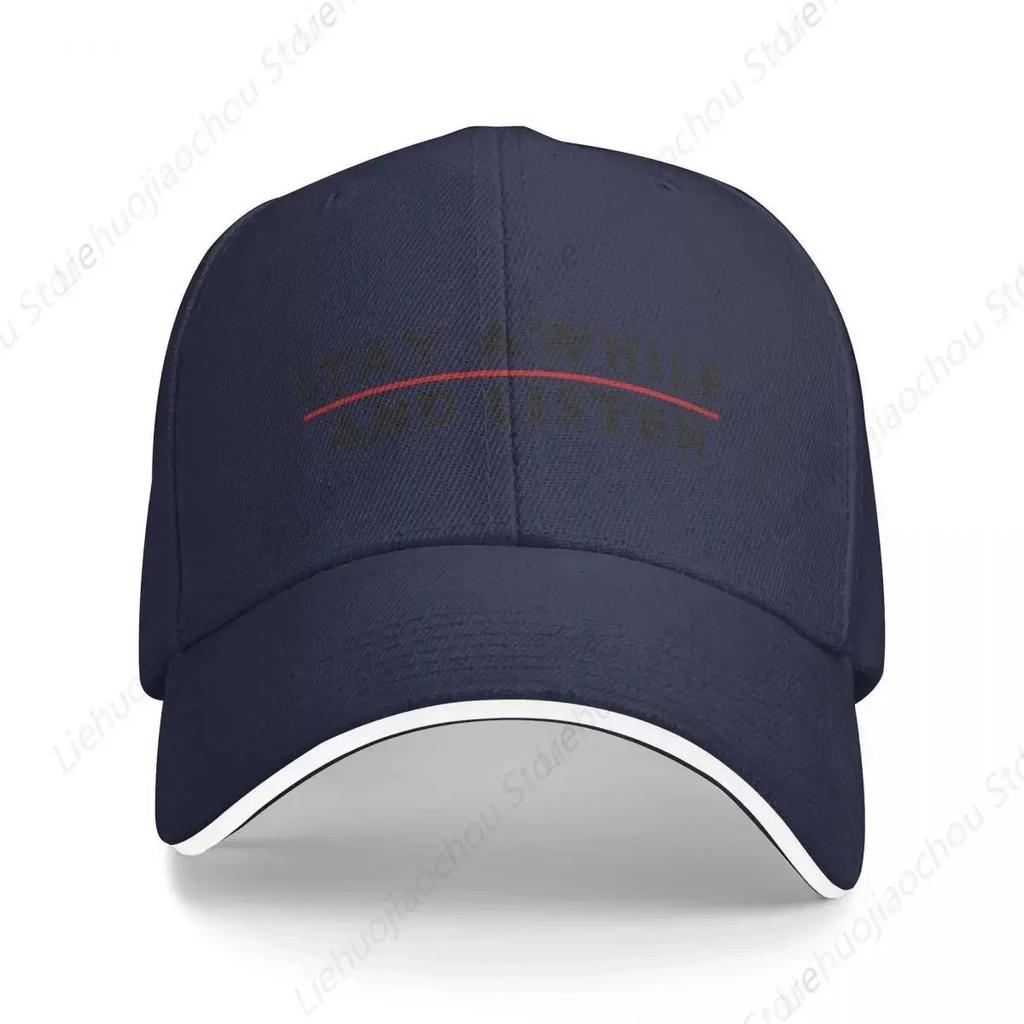 Stay Awhile and Listen Baseball Cap Sun Hat For Children Snap Back Hat WoUnisex Unisexs