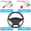 Universal Fit Car Steering Wheel Booster Ball Ball Grip Design Black Color Car Steering Wheel Adapter Spinner Knob