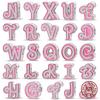 Original Pink Design Charms Beads Authentic Copper 26 Letter Charms Fit Original Bracelet DIY Style Making Jewelry Women Gift
