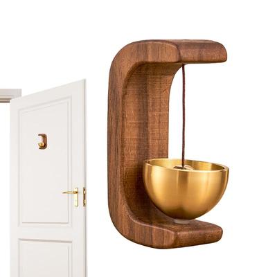 Magnetic Door Chime Bell Entrance Decoration Doorbell Magnetic Wood Shopkeepers Bell Door Chime for Entrance Wall Store Wardrobe
