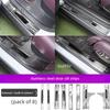 For Mazda EZ-60 EZ60 CX-6e CX6e 2026 2027 ABS steel Car Guard Cover Door Sill Threshold Scuff Plate Welcome Pedal Accessories