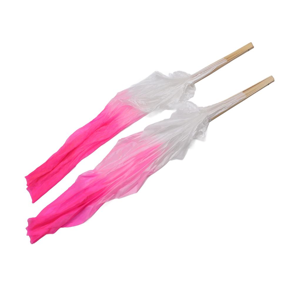 1 Pair Long Dance Fan Soft Beautiful Classical Dancing Fan for Belly Dance Performance Learning