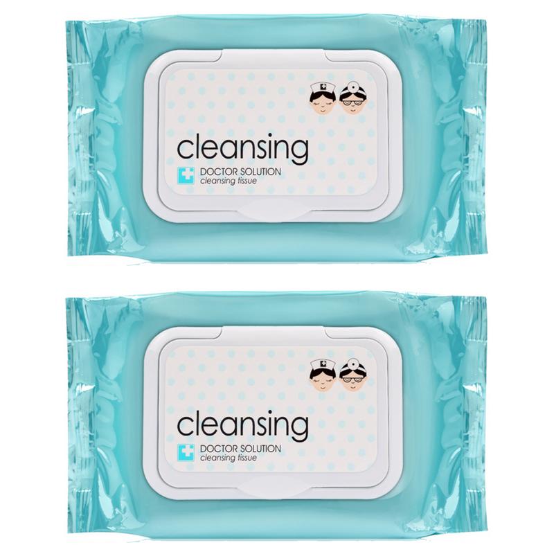 Carezone Dr. Solution Cleansing Tissues, 60 wipes, 2 pcs