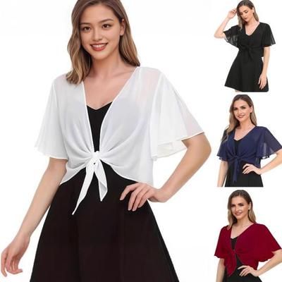 Damen Cape-Oberteile, einfarbig, zum Schnüren, Sonnenschutzhemd, dünne, atmungsaktive UV-Sonnenschutzkleidung