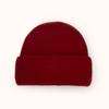 Autumn Winter Fashion Rabbit Hair Knit Hat Double Rolled Brim Warm Cold Hat