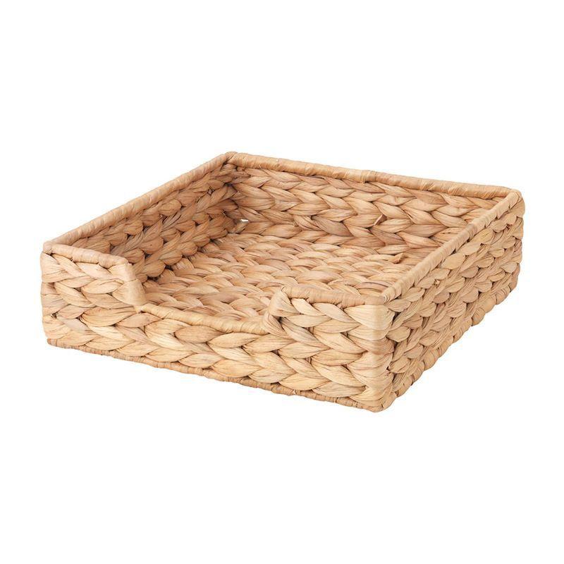 

Water Hyacinth Napkin Holder Wicker Baskets And Serving Tray For Kitchen Rattan Napkin Holders For Tables
