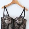 Hollow Lace Corset Slim fit Crop Tops Elegant Lace Camisole  Travel