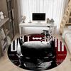 1pc Batman Office Round Area Rug, Under Office Chairs Bedroom Living Room Home Decor, Room Deco, Available In Various Sizes
