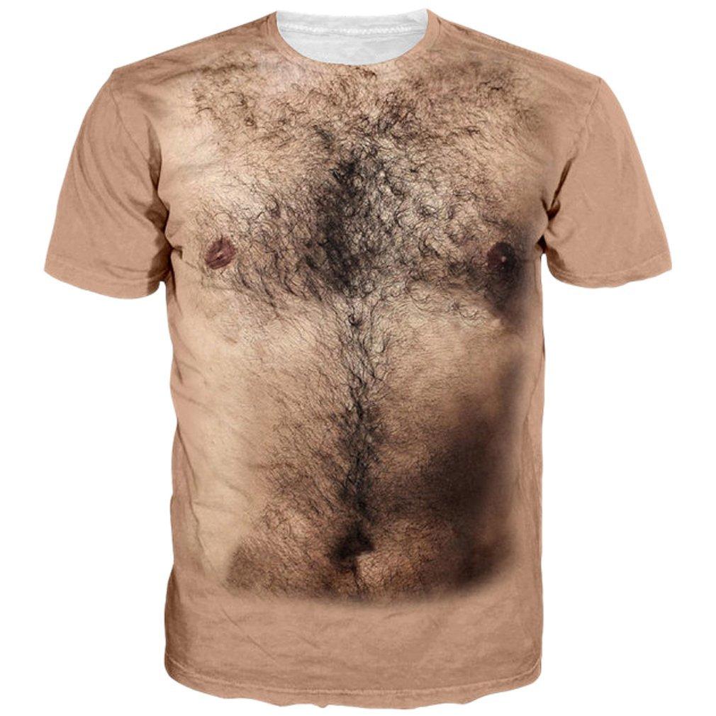 T-shirt Esclusivamente da Uomo, T-shirt a Maniche Corte Girocollo Stampata Digitalmente 3D 3XL