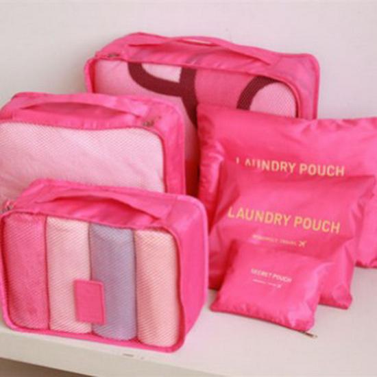 Compact College Student Storage & Travel Organizer Set - 6 Pieces