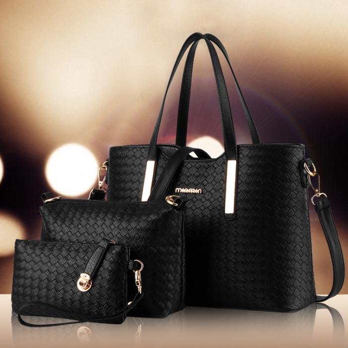 Модная сумка из искусственной кожи, набор сумок на ремне, сумки-тоут ...