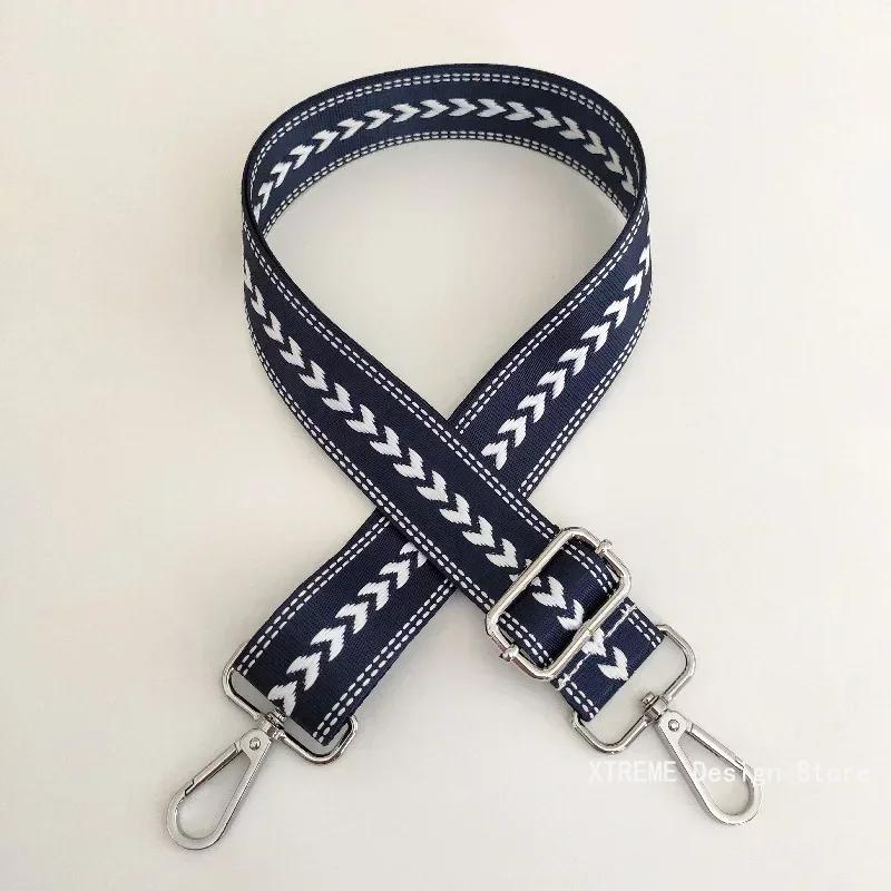 New Color Nylon Wide 3.8cm Shoulder Bag Strap Adjustable Straps for Crossbody Messenger Shoulder Bag Accessories Handbag Straps