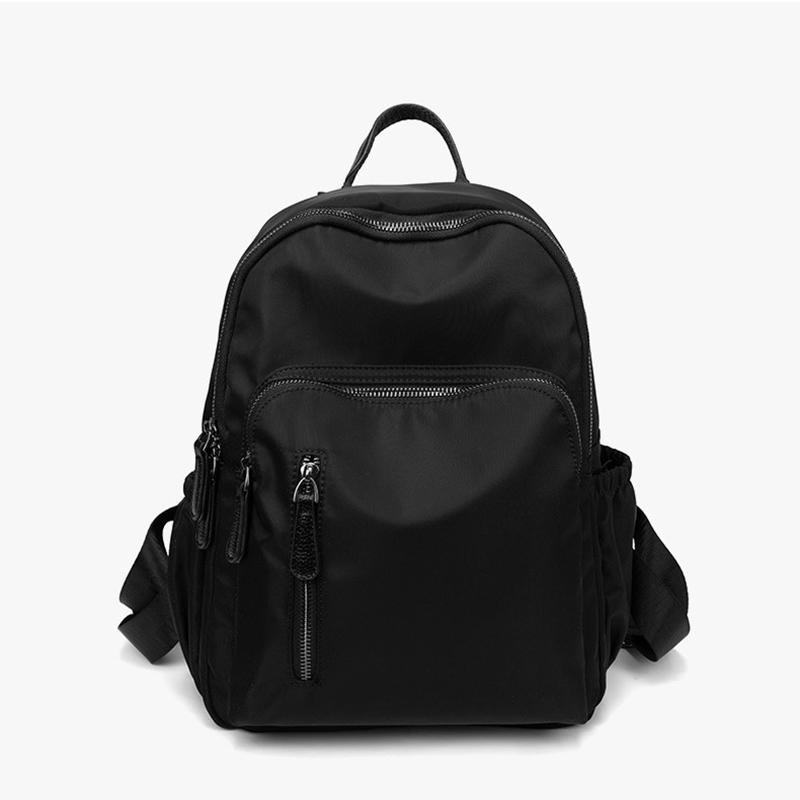 

Водонепроницаемый нейлоновый рюкзак, модная женская сумка на плечо, Молодежный жизненный стиль, многофункциональная дорожная школьная сумка чёрный