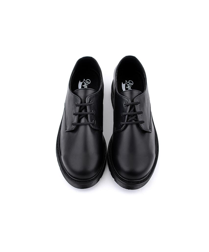 Bsqt By Classy New Weldone 3-Hole Derby Shoes Vantablack