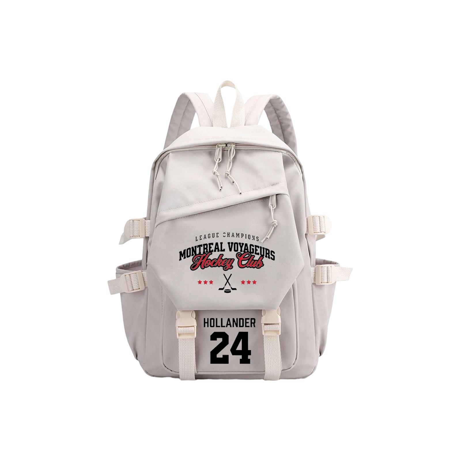 Large-capacity Campus Schoolbag, Outdoor Double-shoulder Backpack, Computer Bag белый