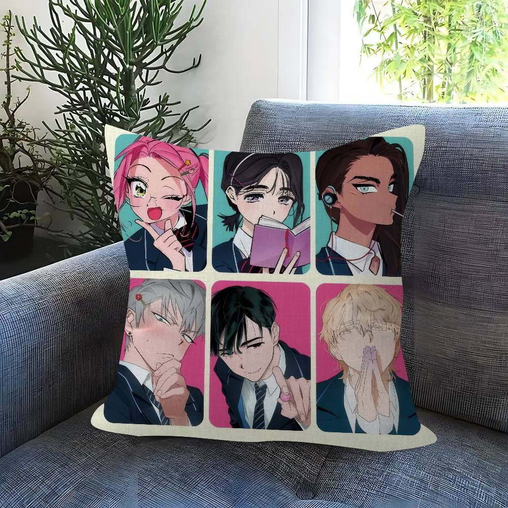Anime A-Alien Stage Pillow Cushion Cover Pillowcase Living Room Sofa Home Decor
