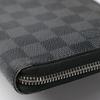 LOUIS VUITTON Damier Graphite Zippy Organizer N63077 Long Wallet purse black Used