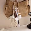 Bag Charm Leather Fashion Leather Pendant With Braided Rope Bag Gift All-purpose Bag Hanging Accessory