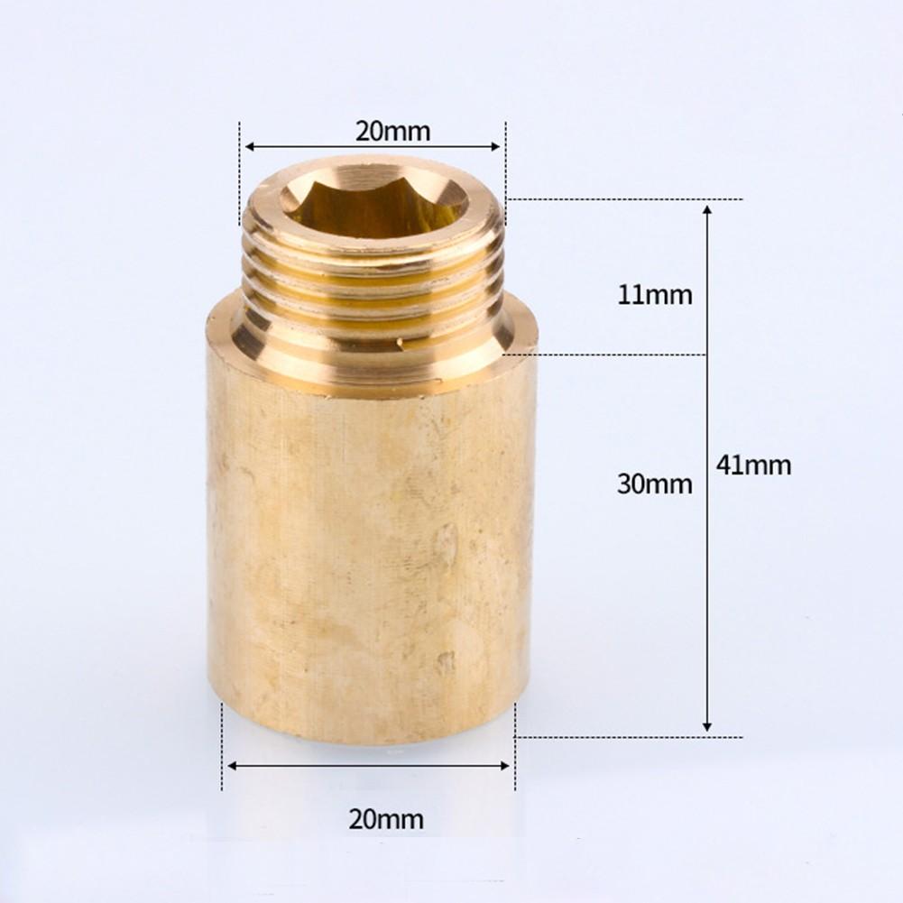 Tap Extension G1/2 Thread Brass Connector for Drinking Water Heating Install