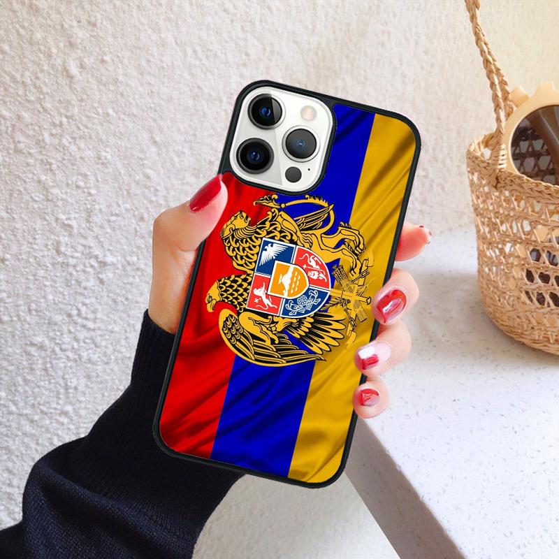 Armenia Coat Of Arms Flag Phone Case for iPhone 17 Air 16 PRO MAX 15 14 PLUS 11 12 13 Back Cover Fundas Shell