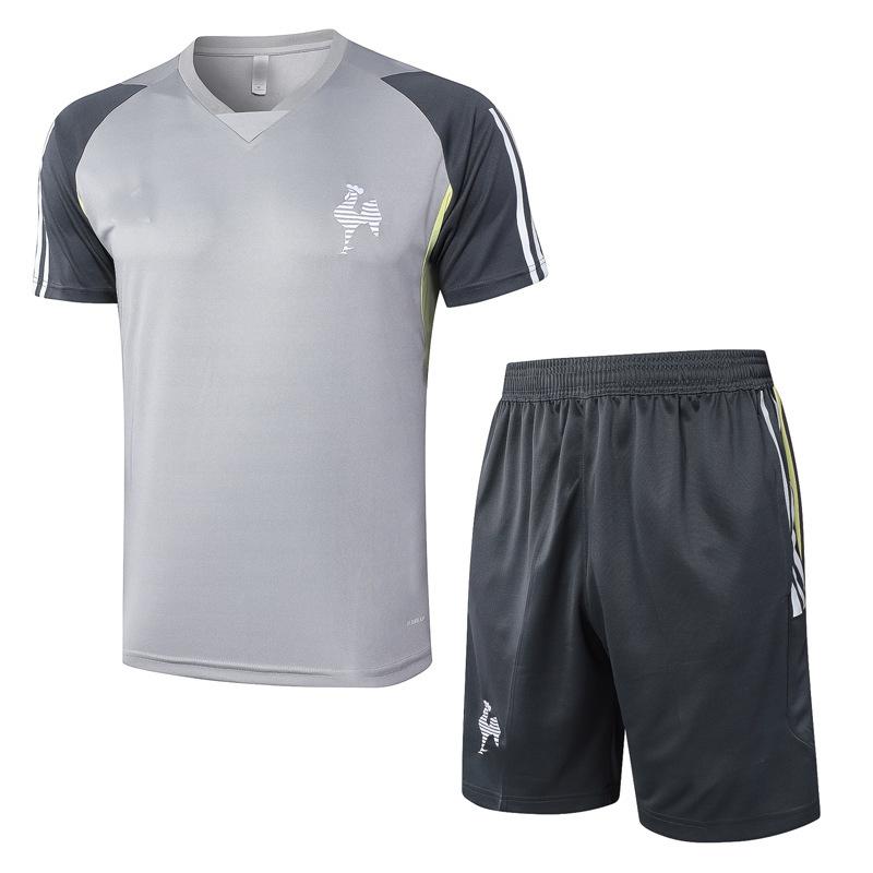 Football Training Jersey 2425 Riyadh Chelsea Barcelona Paris Real Madrid Arsenal Jersey Short-Sleeved Set