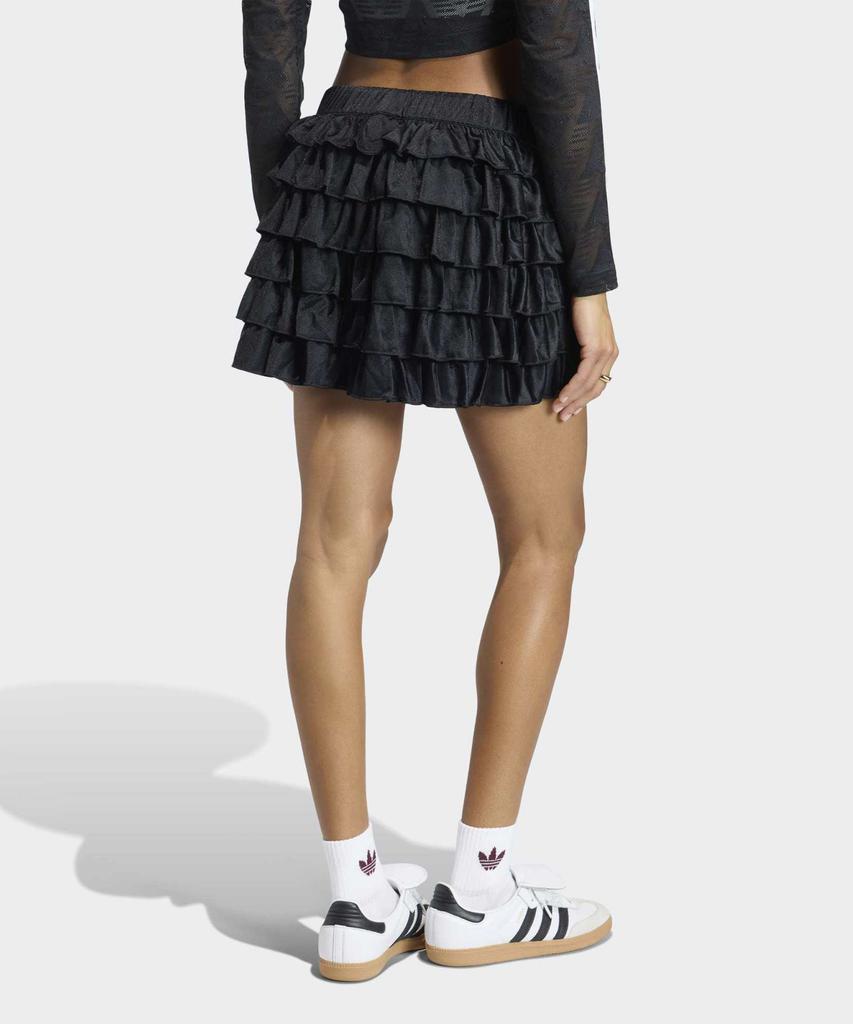ADIDAS Lace Ruffle Mini Skirt - Black / Kd0348