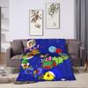 Baikinman Anime  Flannel Blanket  Soft Durable Throw Blanket for Living Room Picnic Novelty Bedspread Sofa Bed Cover