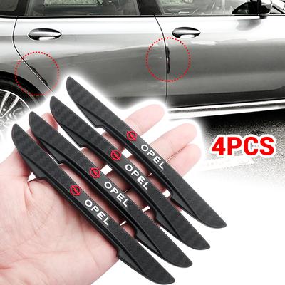 4PC Car Door Edge Anti-collision Strips Rearview Mirror Guards Stickers For OPC Astra J H Insignia Corsa D B E Mokka Vectra Sx0