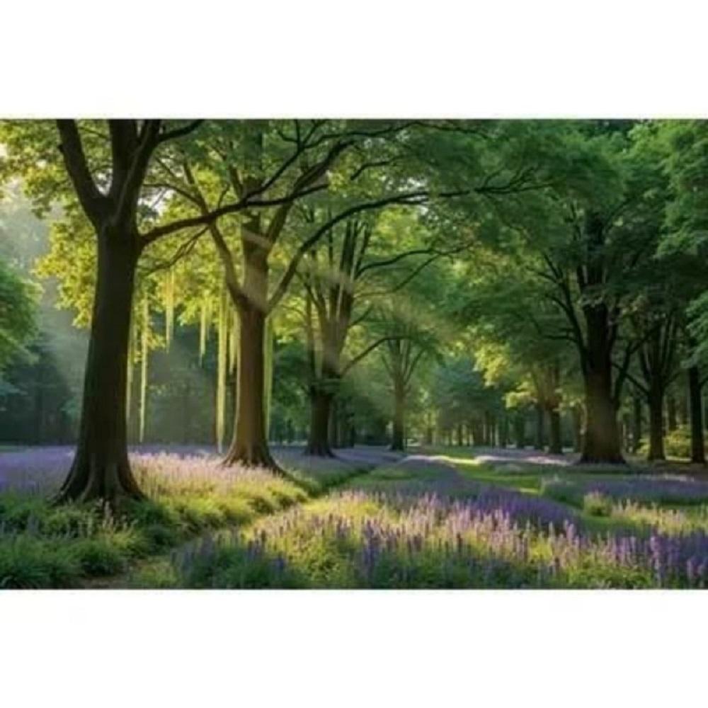 

VIKAMA Healing Forest Dawn Tapestry Nordic InstagramStyle Living Room Bedroom Wall Art Serene Natural Ambiance 74x94cm(29x37in)