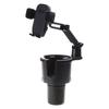 2 in 1 Car Cup Holder Expander Car Mobile Phone Holder Fit 5.4-7.2'' Phones Adjustable Cup Organizer Cup Holder Adapter
