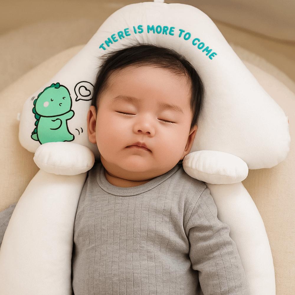 All-Season Material Newborn Soothing Pillow Drawstring Design Anti-Startle Pillow Newborn Care